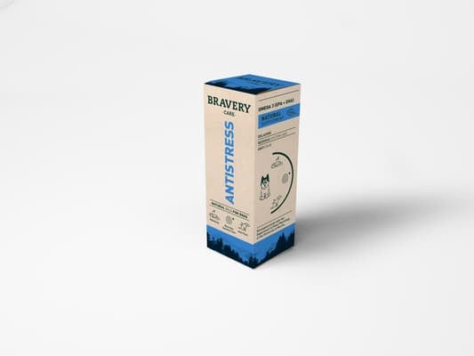 Aceite anti-estrés para perros Bravery Care Oil – Reduce ansiedad y promueve calma y bienestar